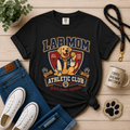 Lab Mom Athletic Club T-Shirt — "Fetch Team Captain" Graphic Tee