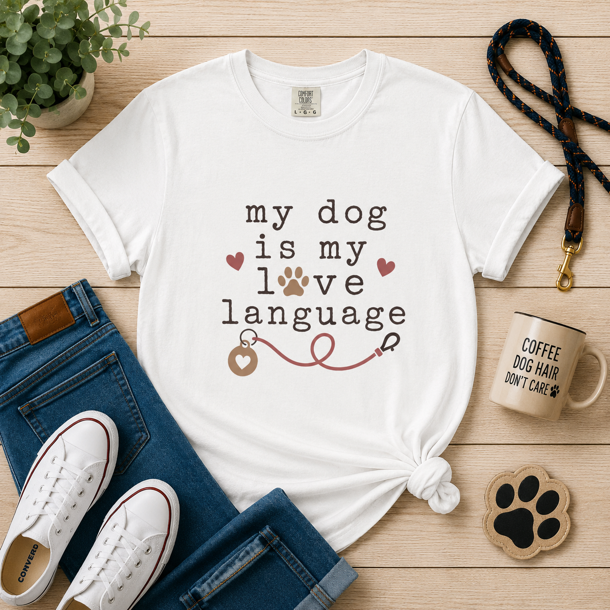 "My Dog Is My Love Language" Tee