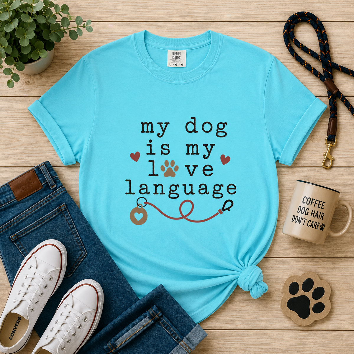 "My Dog Is My Love Language" Tee