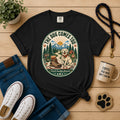 The Dog Comes Too - Hiking Dog Mom Graphic Tee