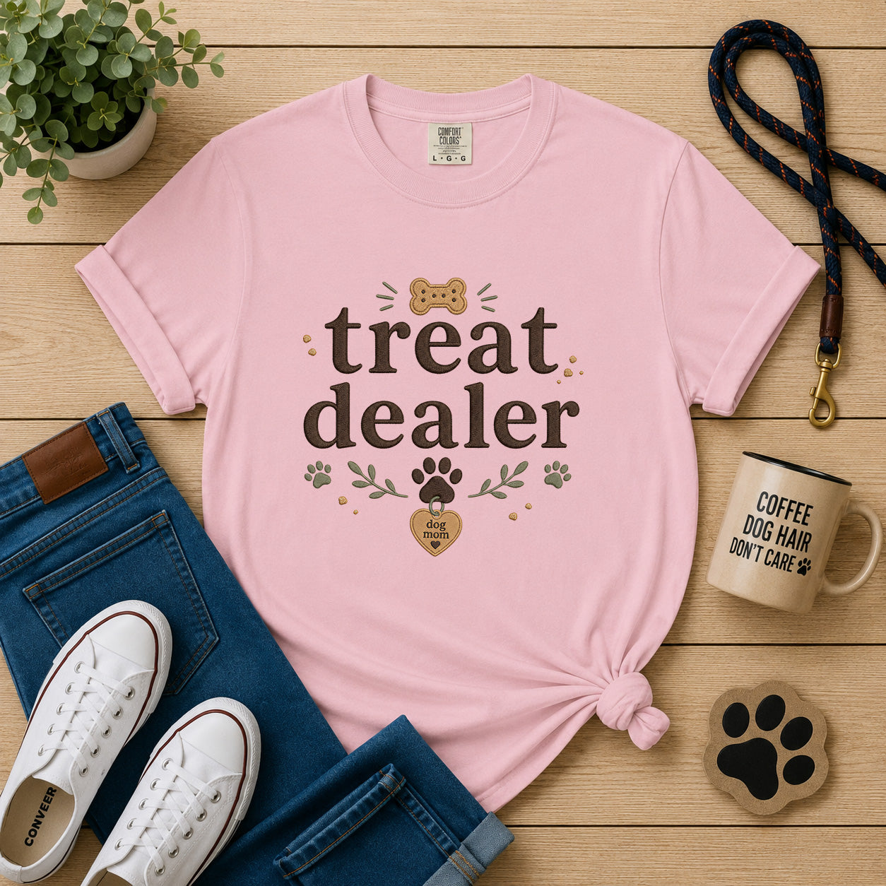 Treat Dealer - Funny Dog Mom Tee
