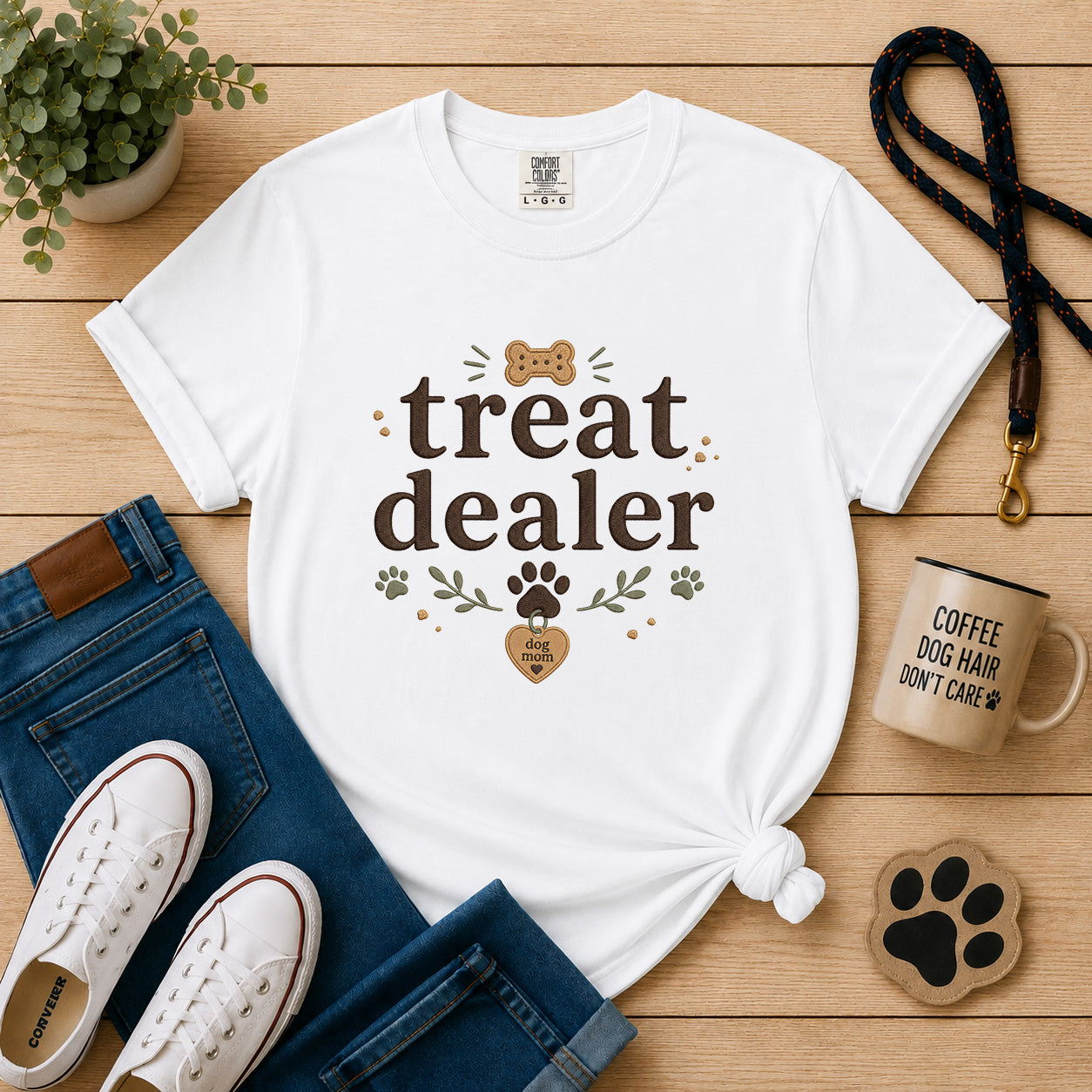 Treat Dealer - Funny Dog Mom Tee