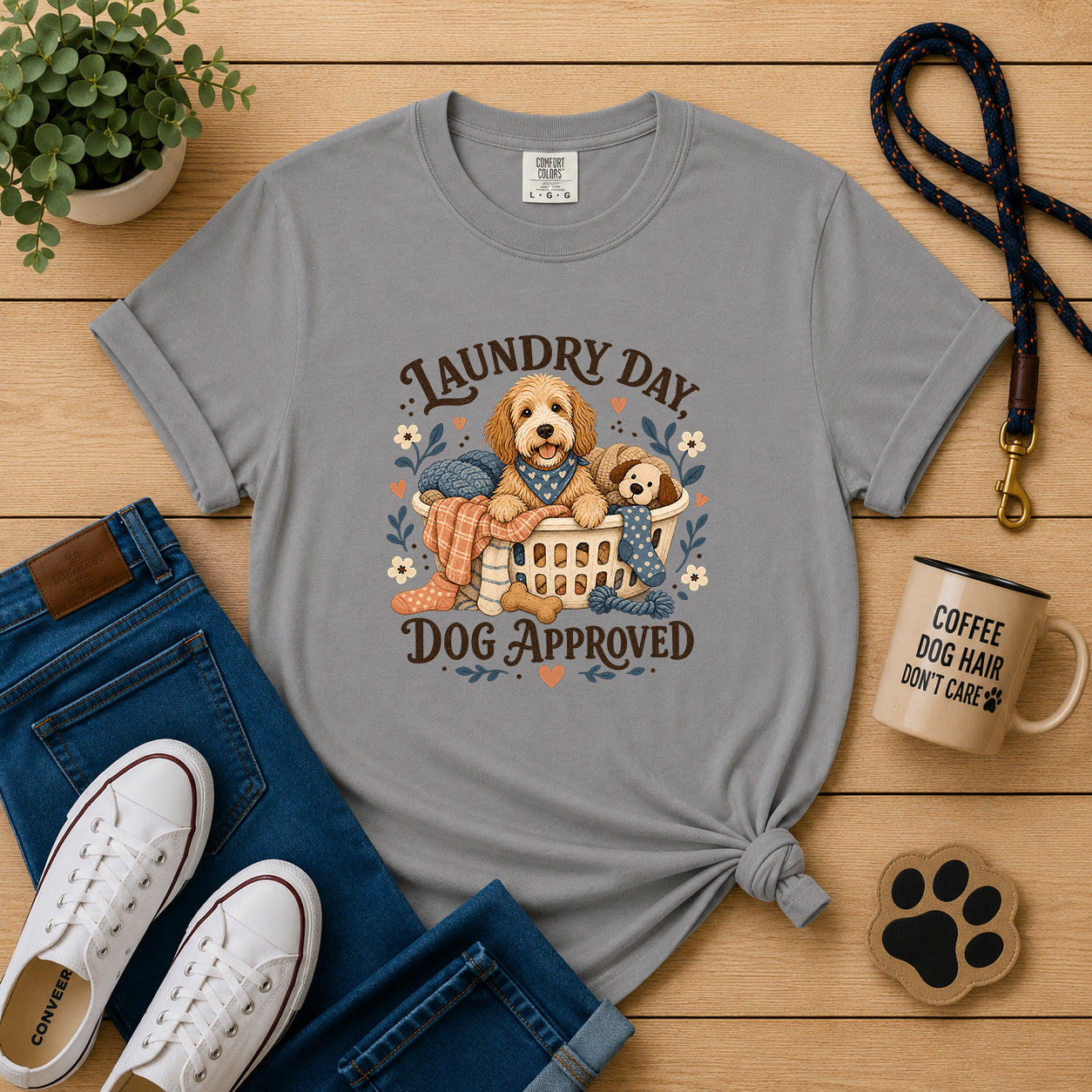 Laundry Day, Dog Approved T-Shirt