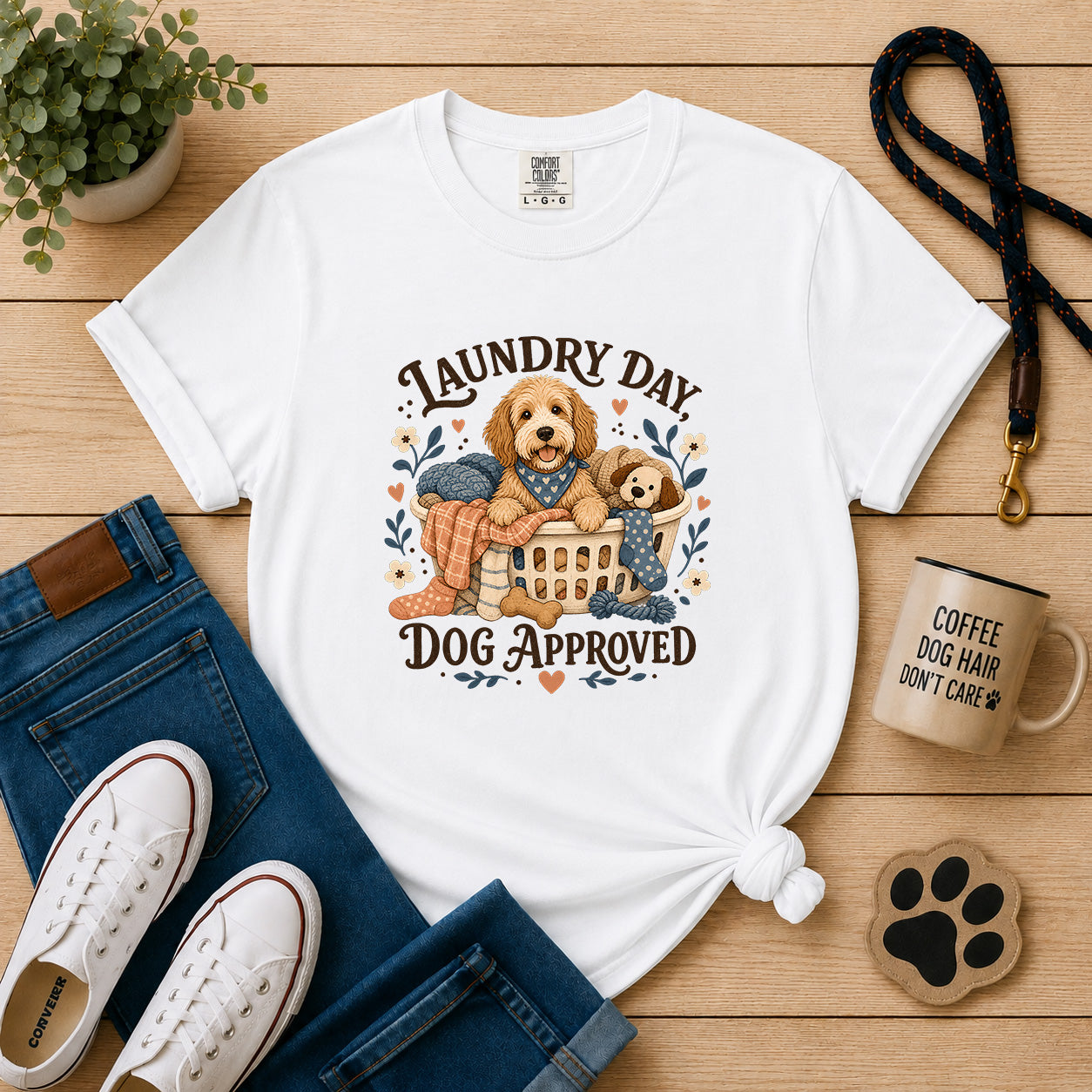 Laundry Day, Dog Approved T-Shirt
