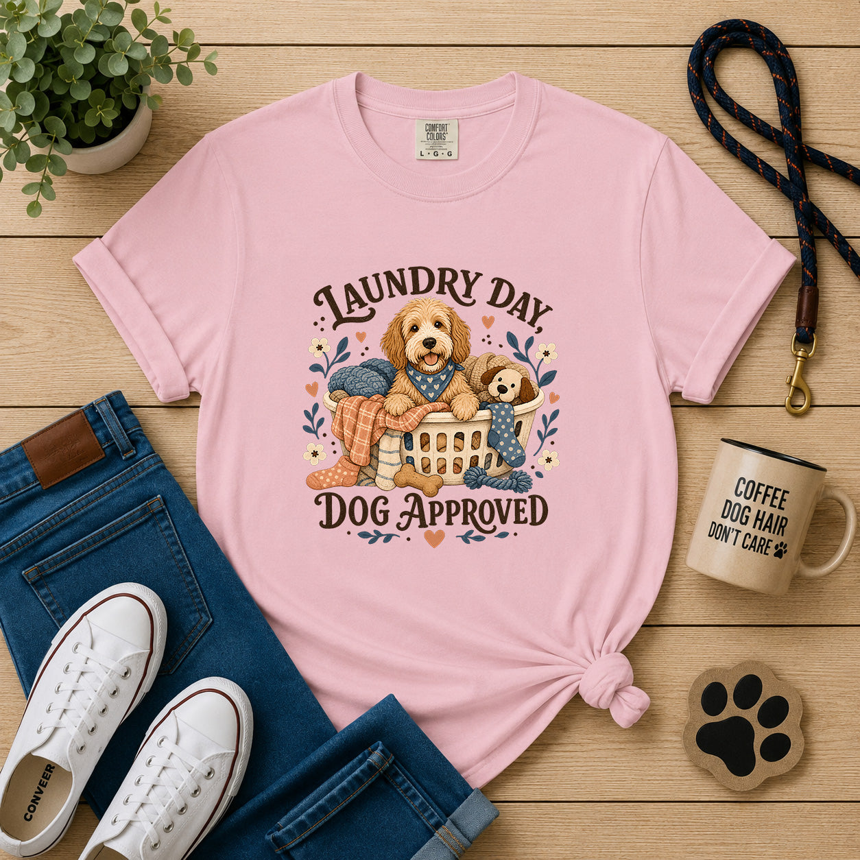 Laundry Day, Dog Approved T-Shirt