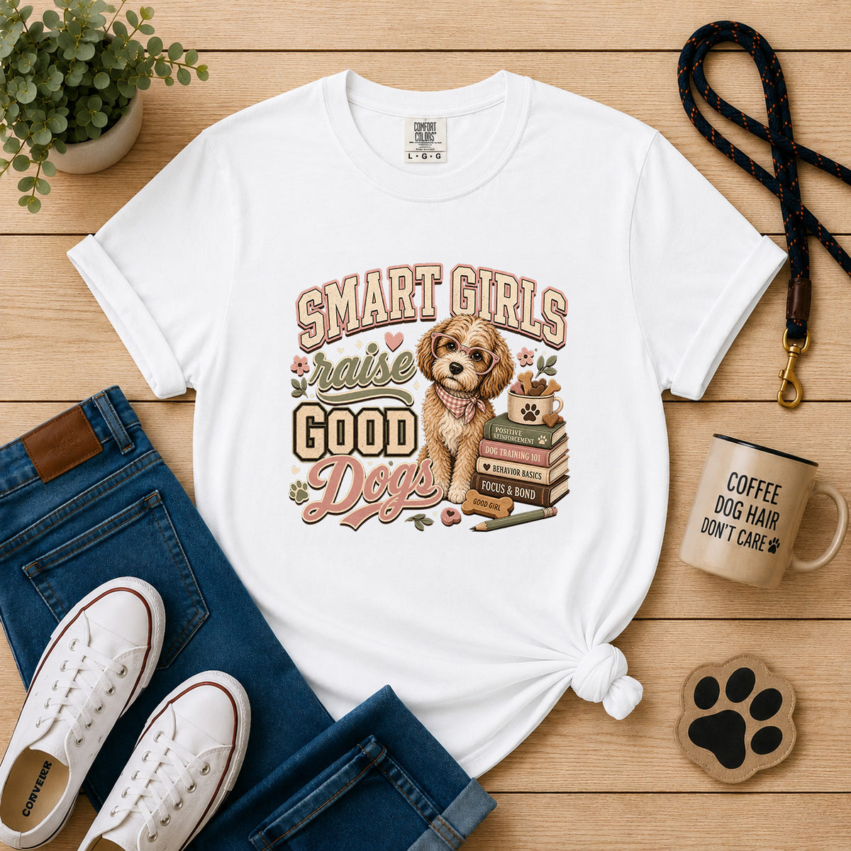 Smart Girls Raise Good Dogs T-Shirt