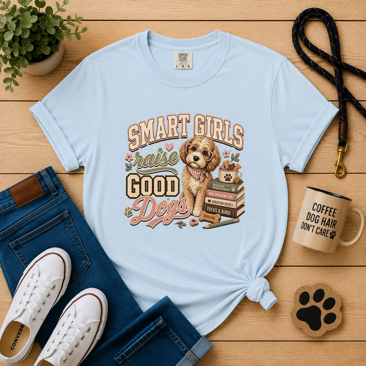 Smart Girls Raise Good Dogs T-Shirt