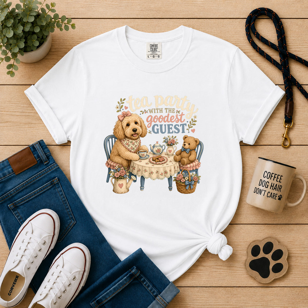 Tea Party With The Goodest Guest T-Shirt