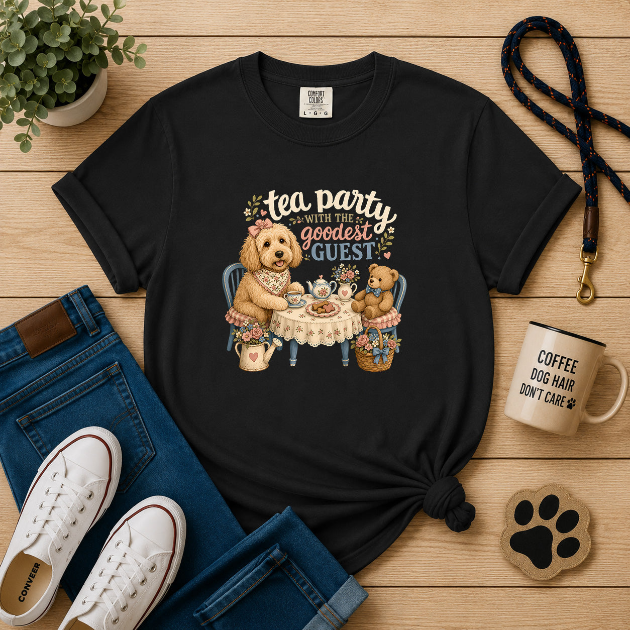 Tea Party With The Goodest Guest T-Shirt