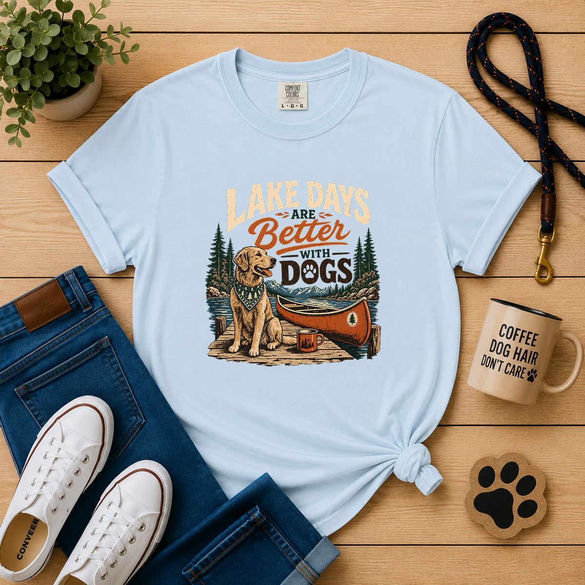 Lake Days Are Better With Dogs T-Shirt