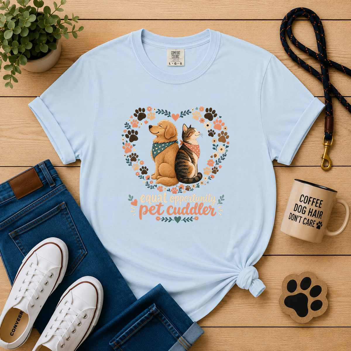 Equal Opportunity Pet Cuddler T-Shirt