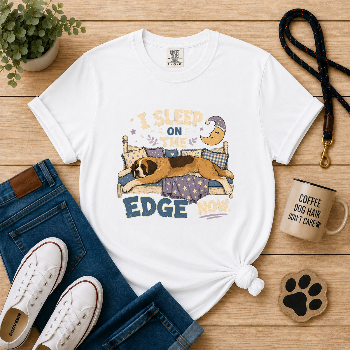 I Sleep on the Edge Now T-Shirt