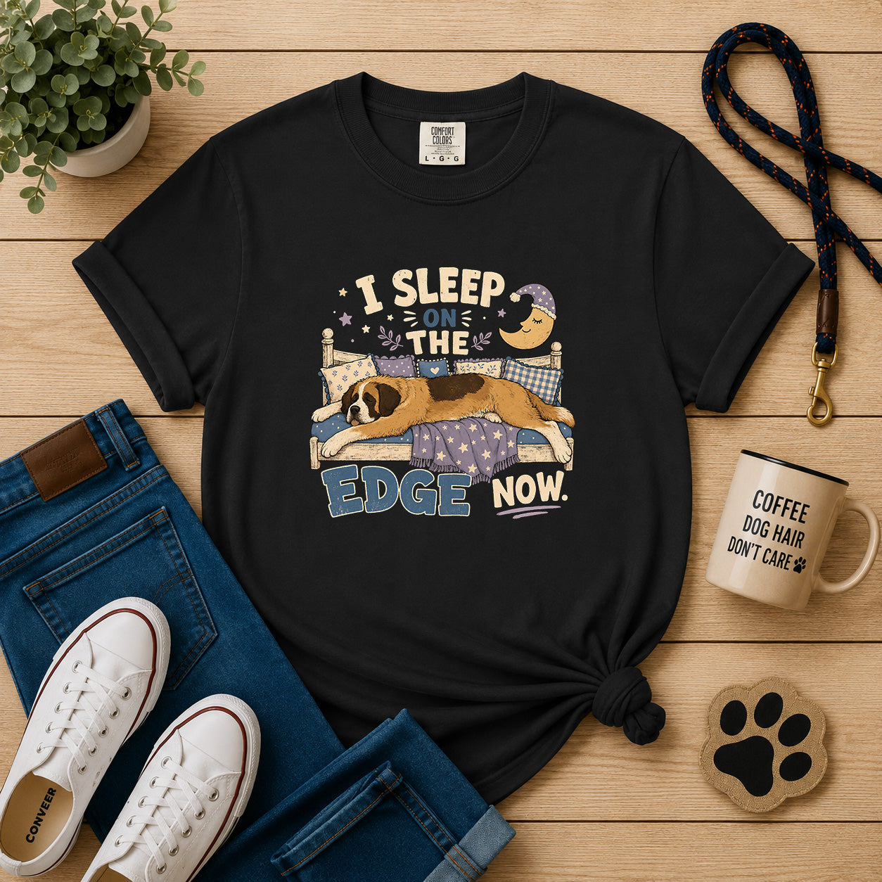 I Sleep on the Edge Now T-Shirt