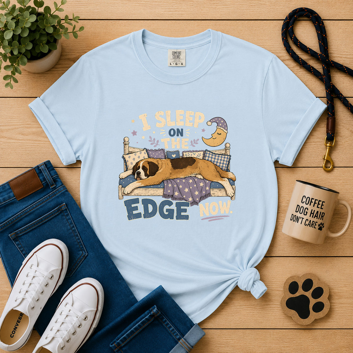 I Sleep on the Edge Now T-Shirt