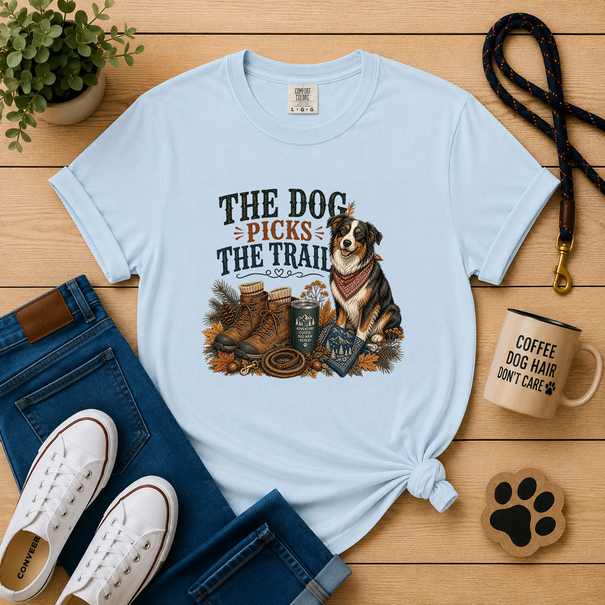 The Dog Picks the Trail T-Shirt