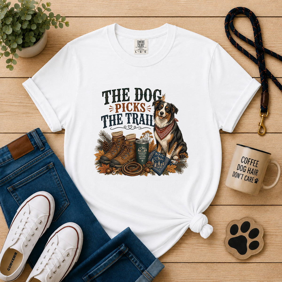 The Dog Picks the Trail T-Shirt
