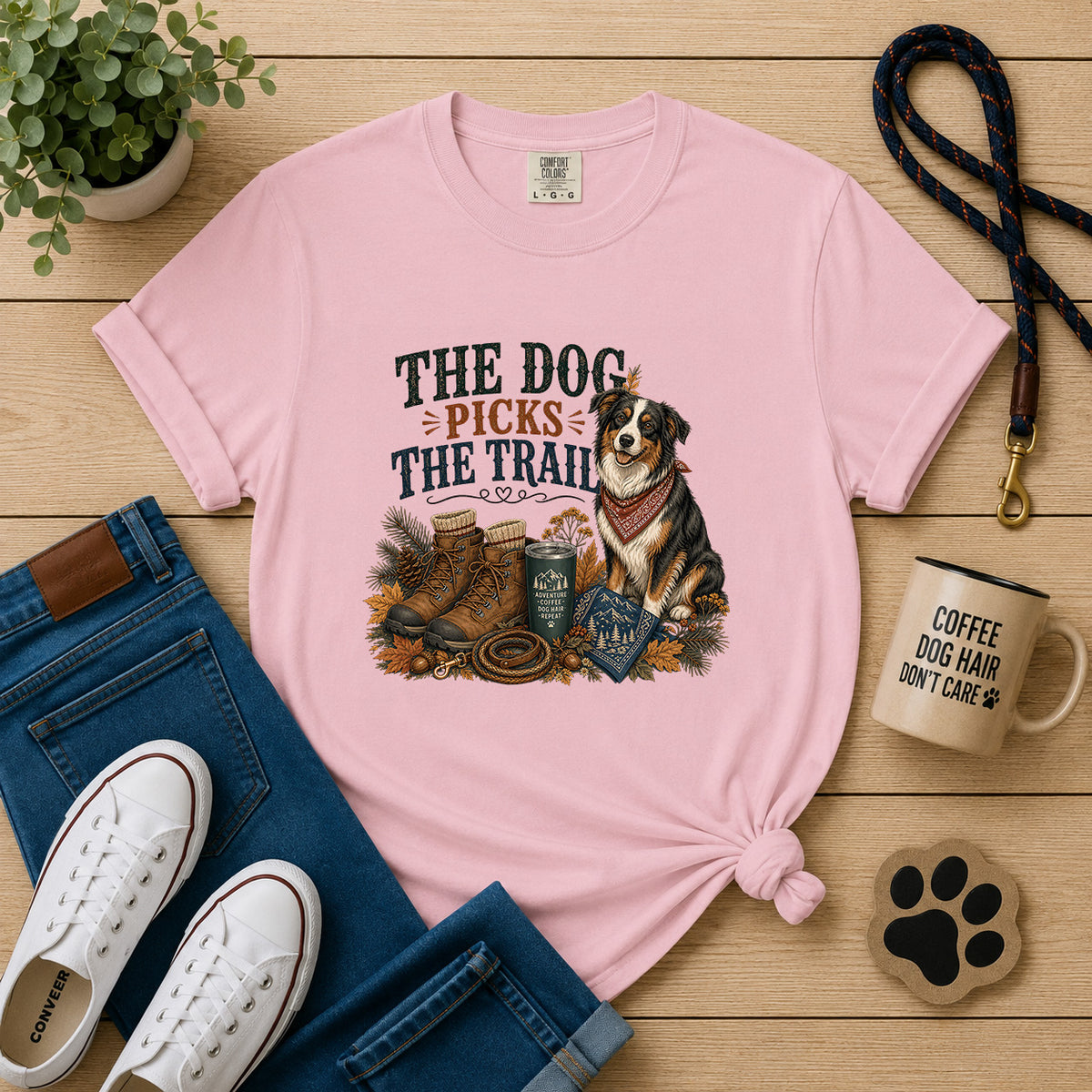 The Dog Picks the Trail T-Shirt