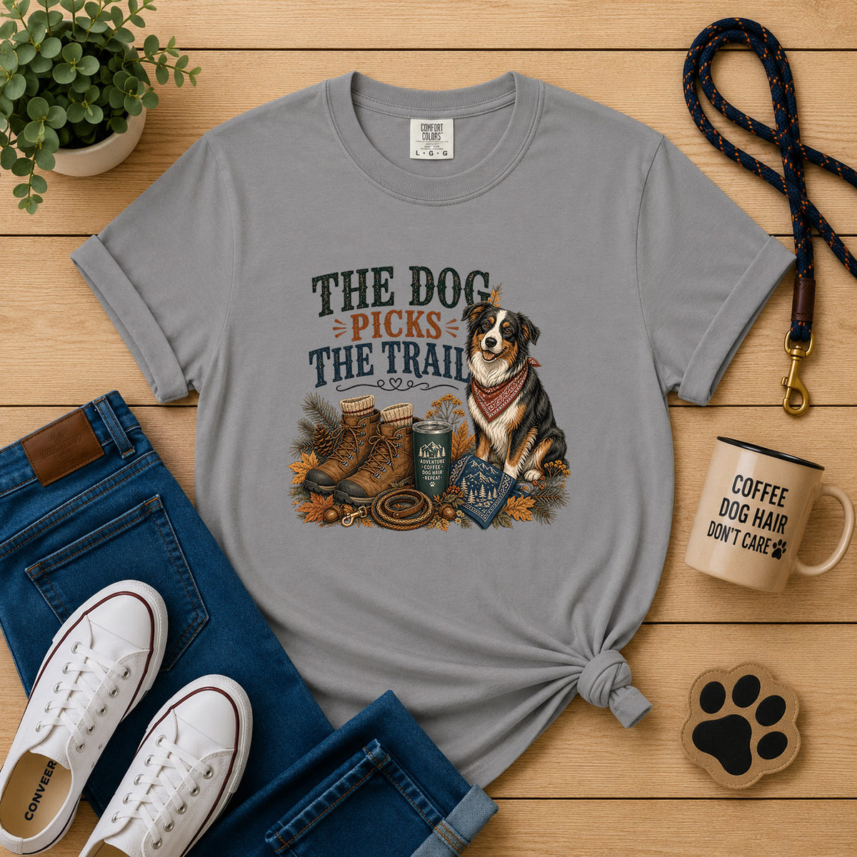 The Dog Picks the Trail T-Shirt