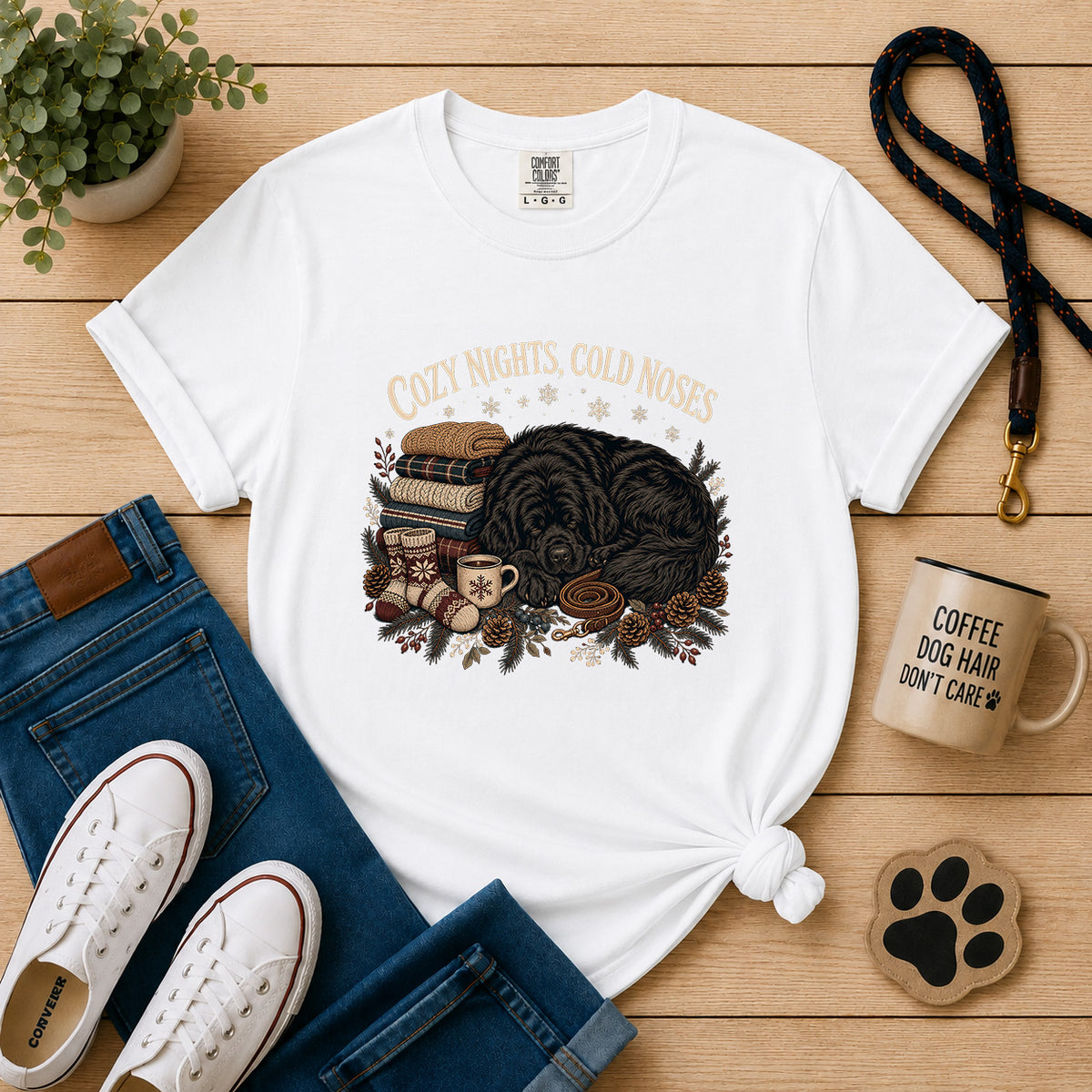 Cozy Nights, Cold Noses T-Shirt